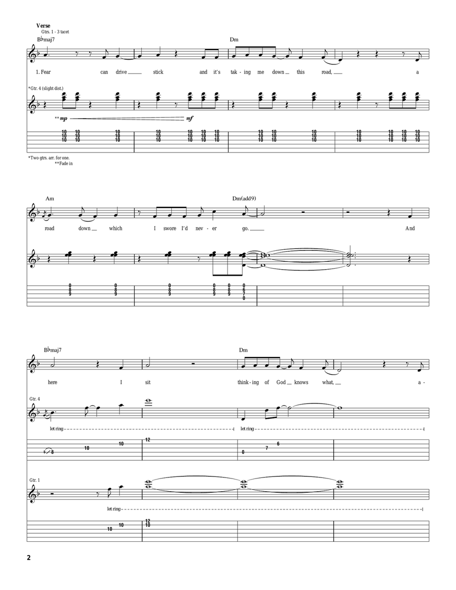 Devastation And Reform Acoustic Guitar scores gallery preview page 2