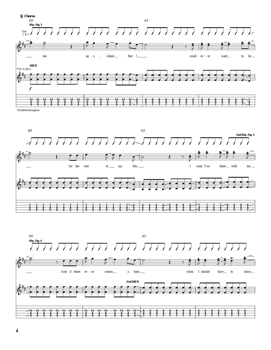 I'm Taking You With Me Acoustic Guitar scores gallery preview page 4