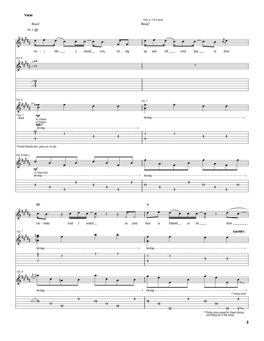 Currents Currents Acoustic Guitar scores gallery preview page 3