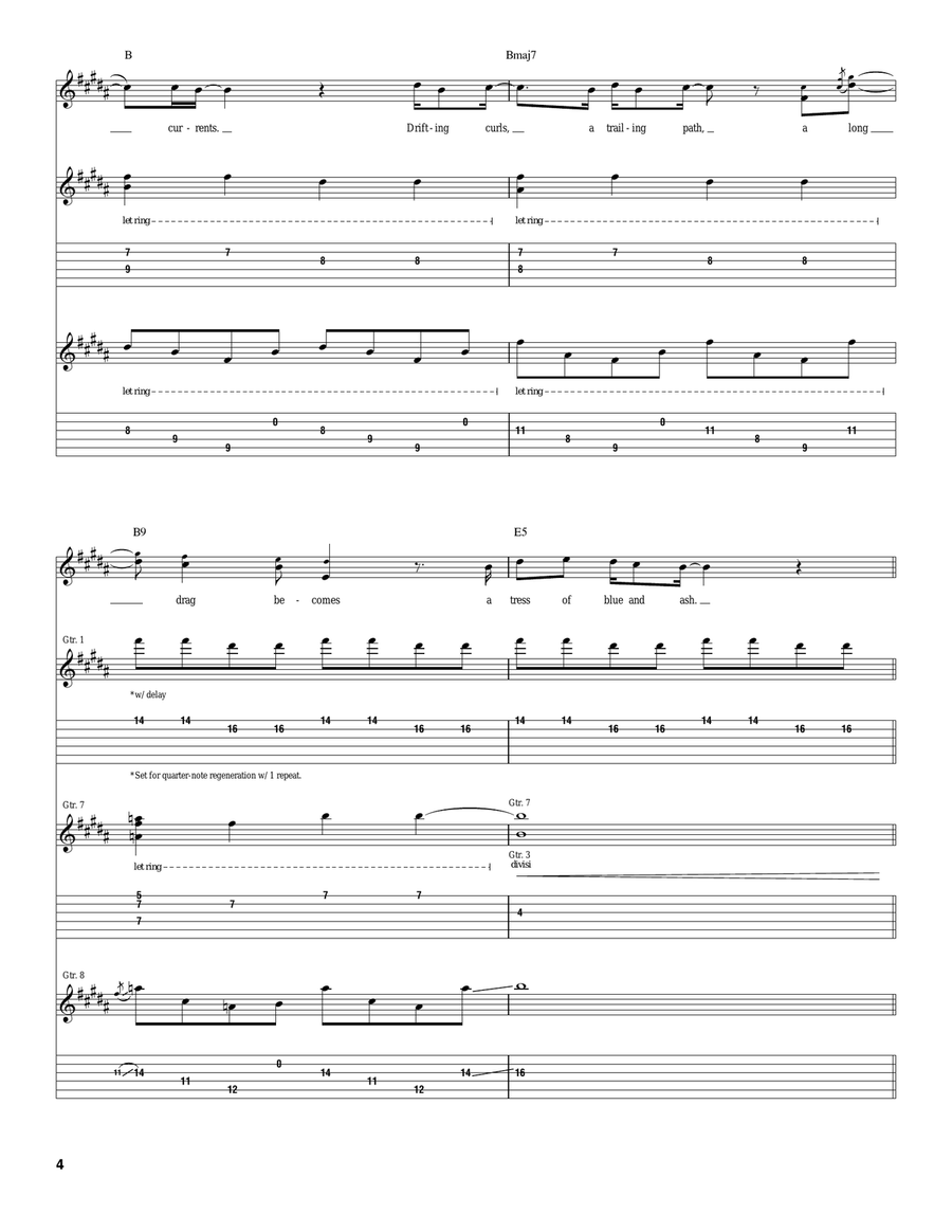 Currents Currents Acoustic Guitar scores gallery preview page 4