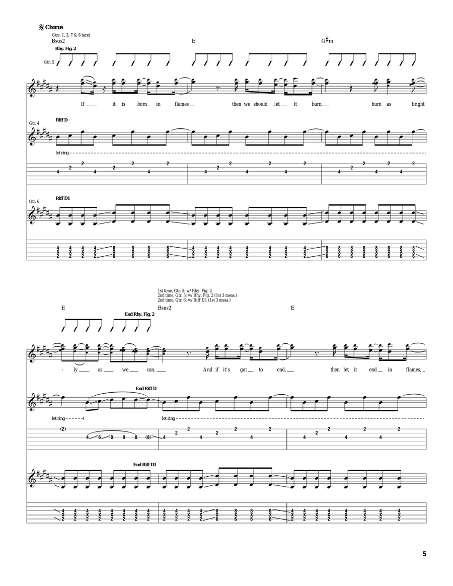 Currents Currents Acoustic Guitar scores gallery preview page 5