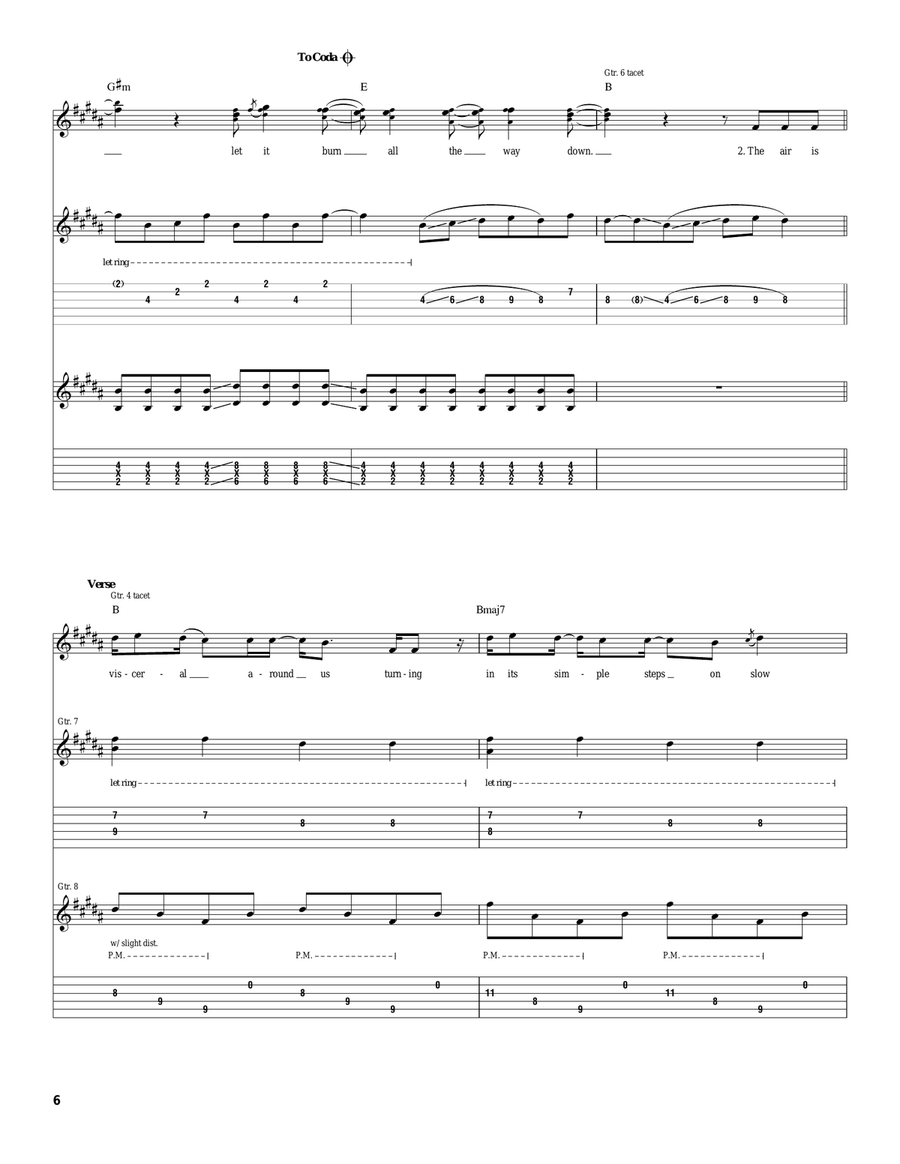 Currents Currents Acoustic Guitar scores gallery preview page 6
