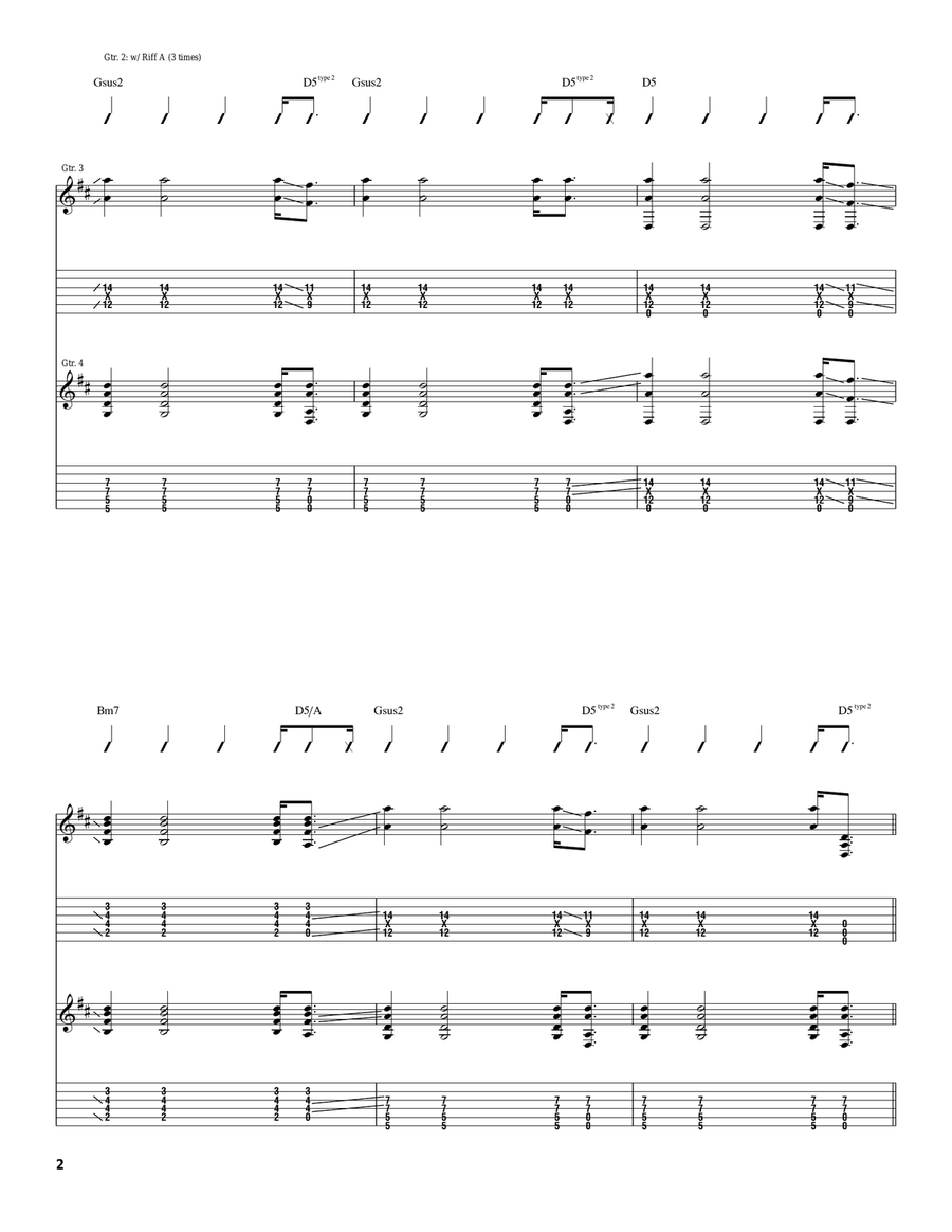 The Secret's In The Telling Acoustic Guitar scores gallery preview page 2