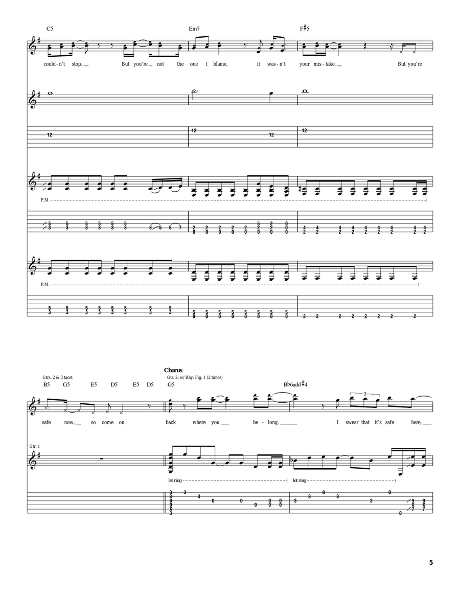 Slow Decay Slow Decay Acoustic Guitar scores gallery preview page 5