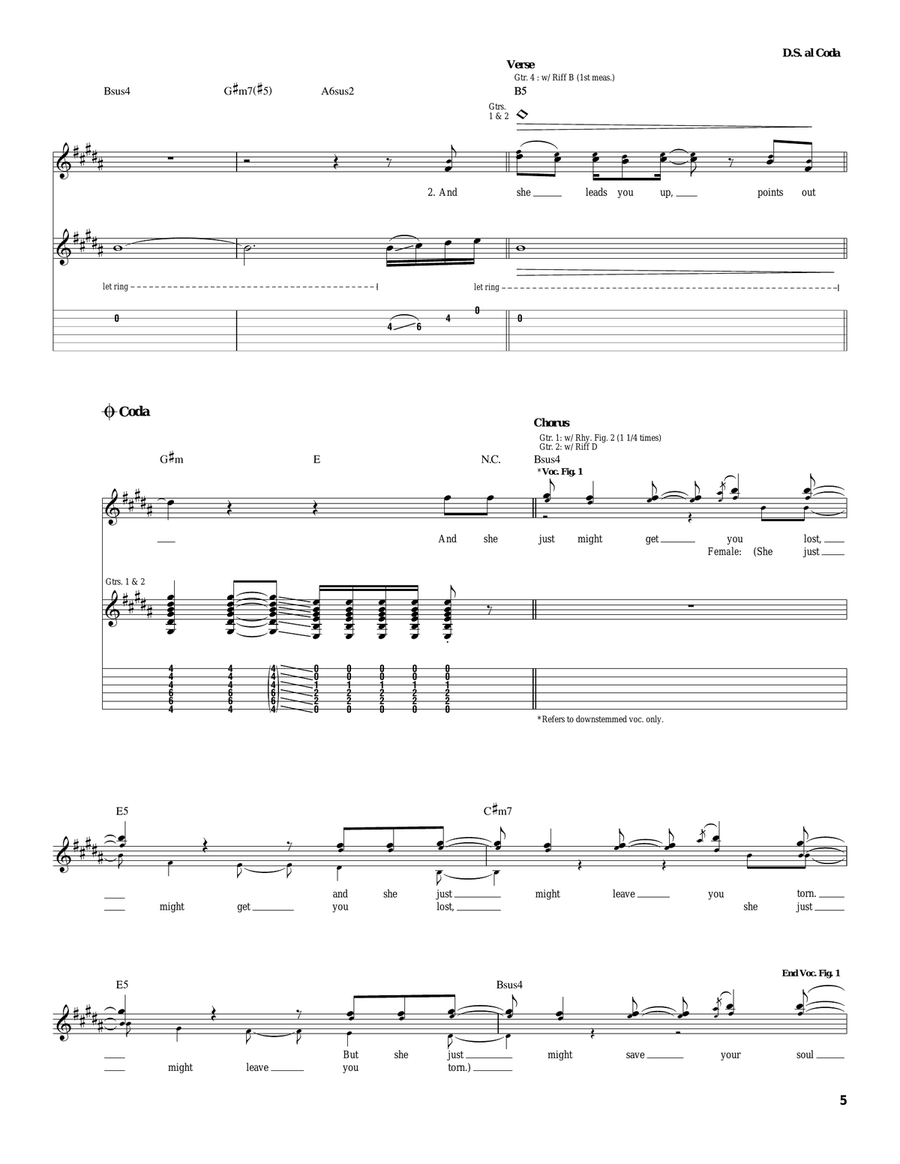 Rooftops And Invitations Rooftops And Invitations Acoustic Guitar scores gallery preview page 5