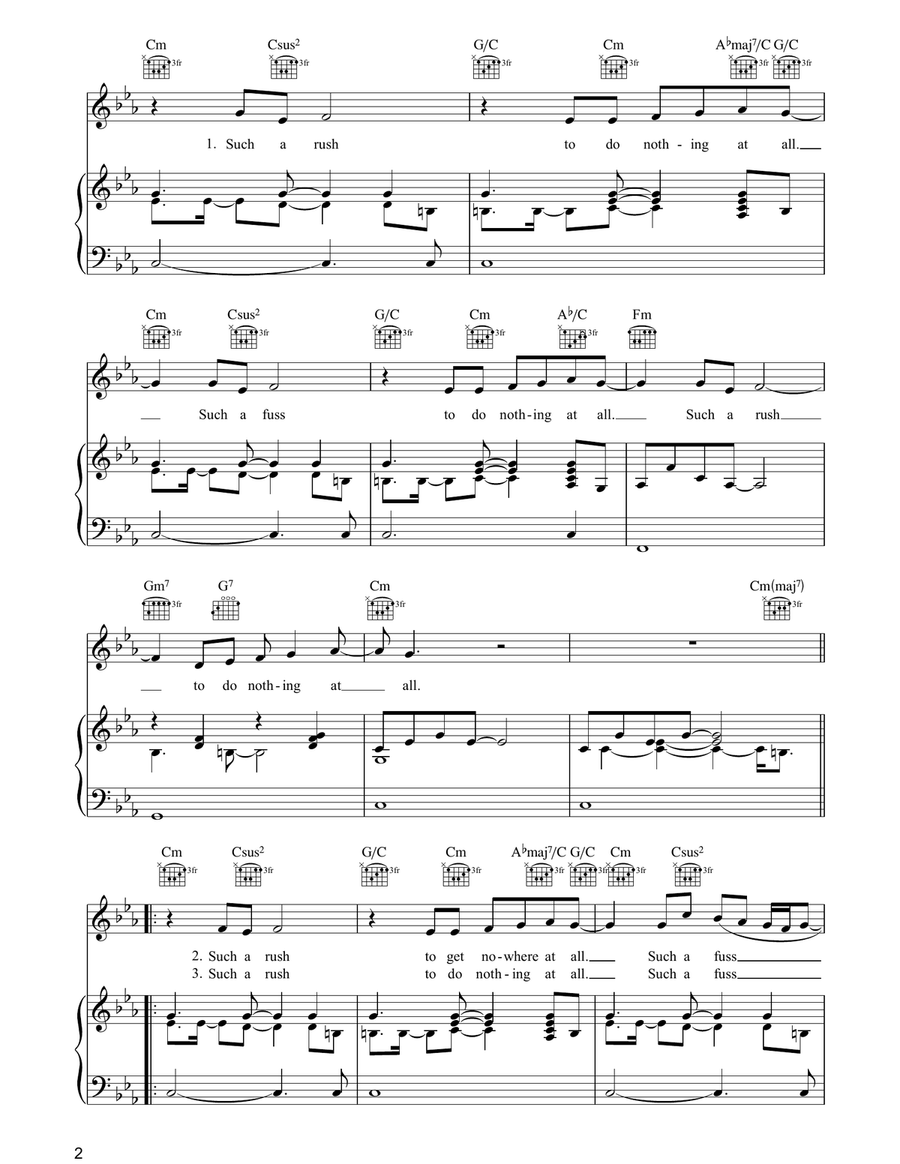 Such A Rush Such A Rush Acoustic Guitar scores gallery preview page 2