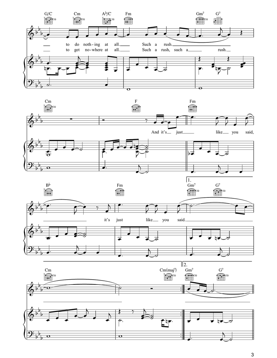 Such A Rush Such A Rush Acoustic Guitar scores gallery preview page 3