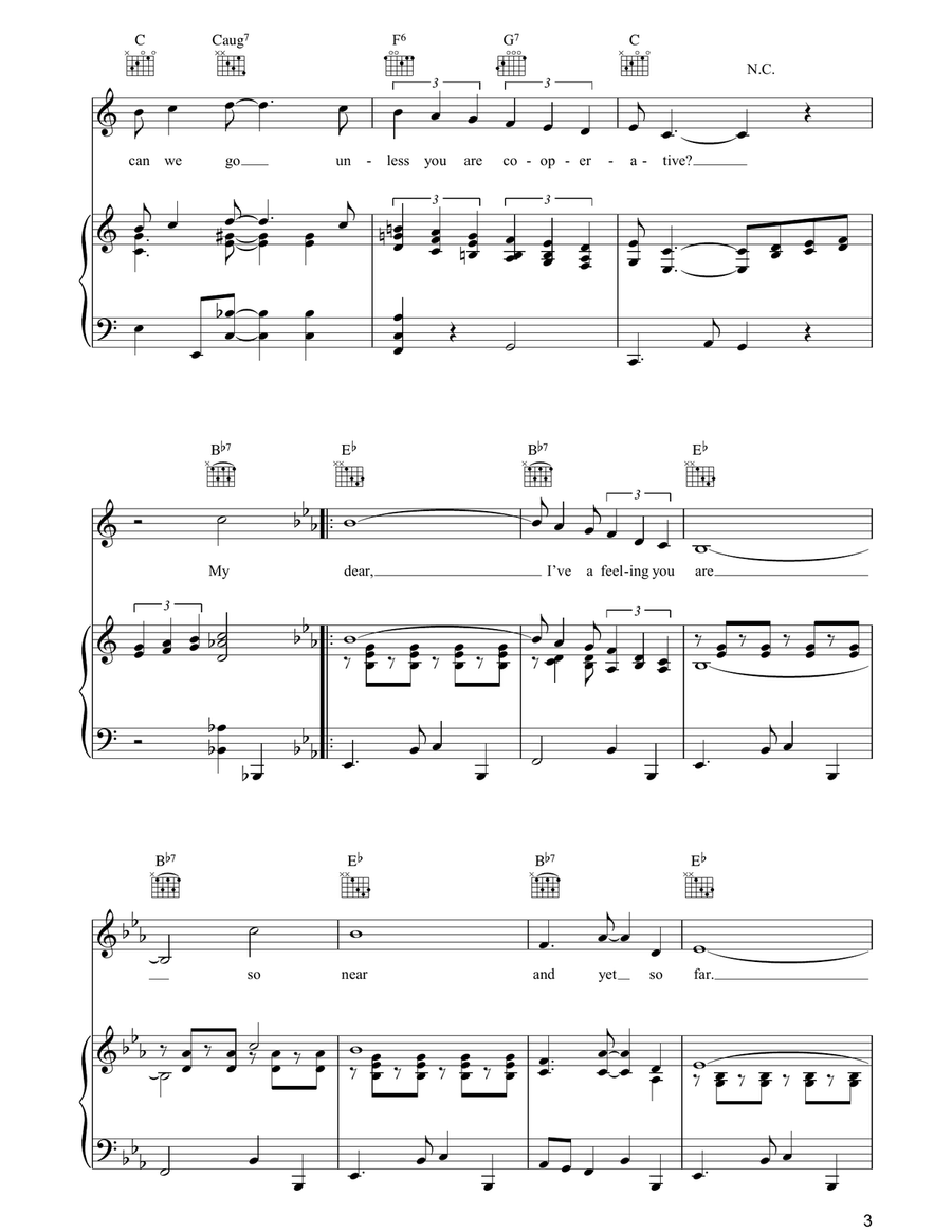 So Near And Yet So Far So Near And Yet So Far Guitar scores gallery preview page 3