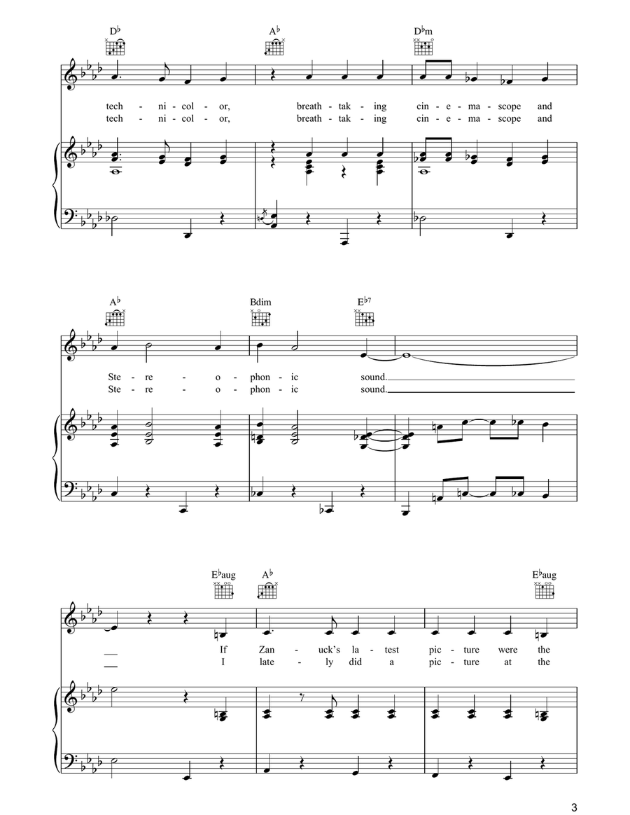 Stereophonic Sound Stereophonic Sound Guitar scores gallery preview page 3
