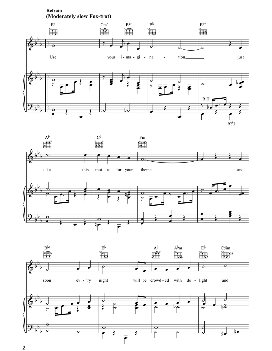 Use Your Imagination Guitar scores gallery preview page 2