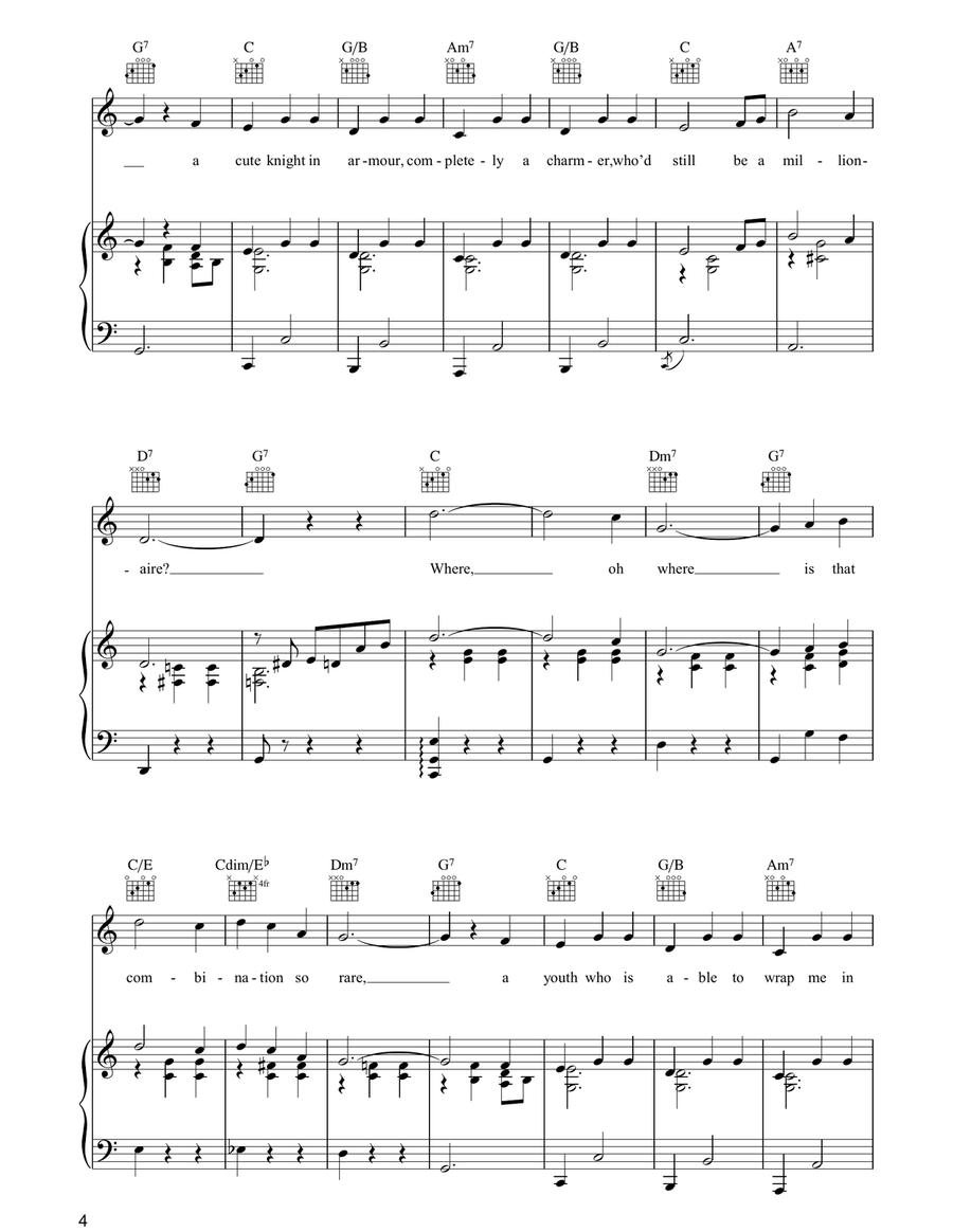 Where, Oh Where? Guitar scores gallery preview page 4