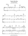 You're The Top mini preview