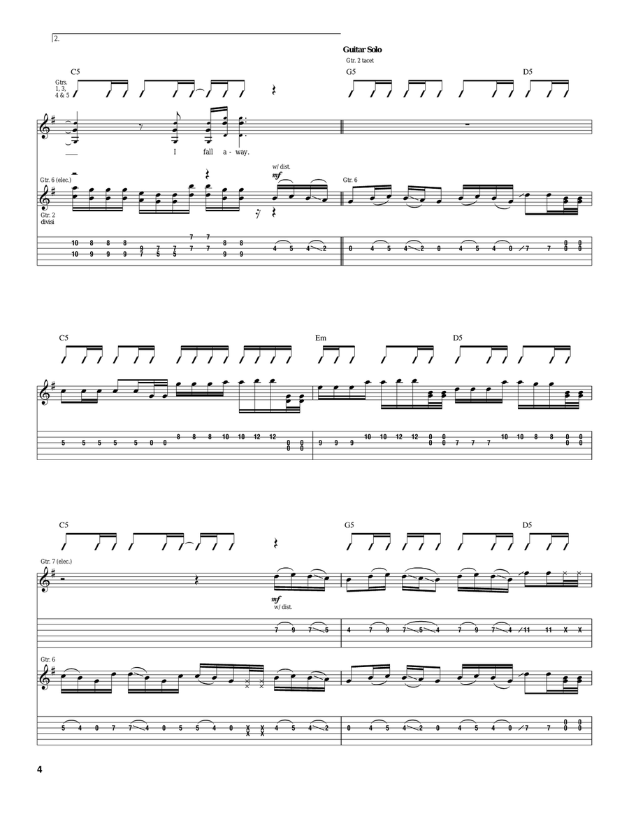 Boulders Boulders Acoustic Guitar scores gallery preview page 4