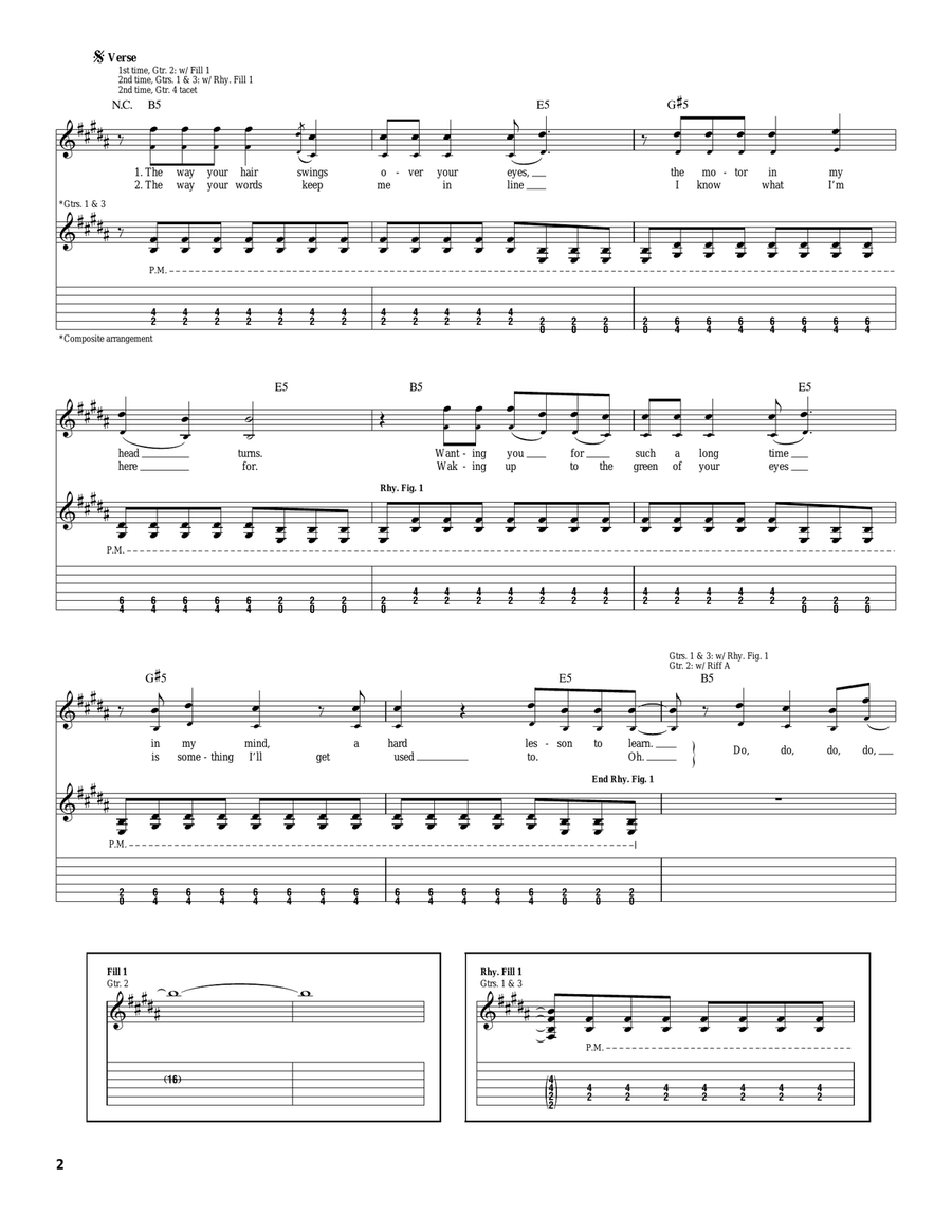 Hold My Hand Hold My Hand Acoustic Guitar scores gallery preview page 2