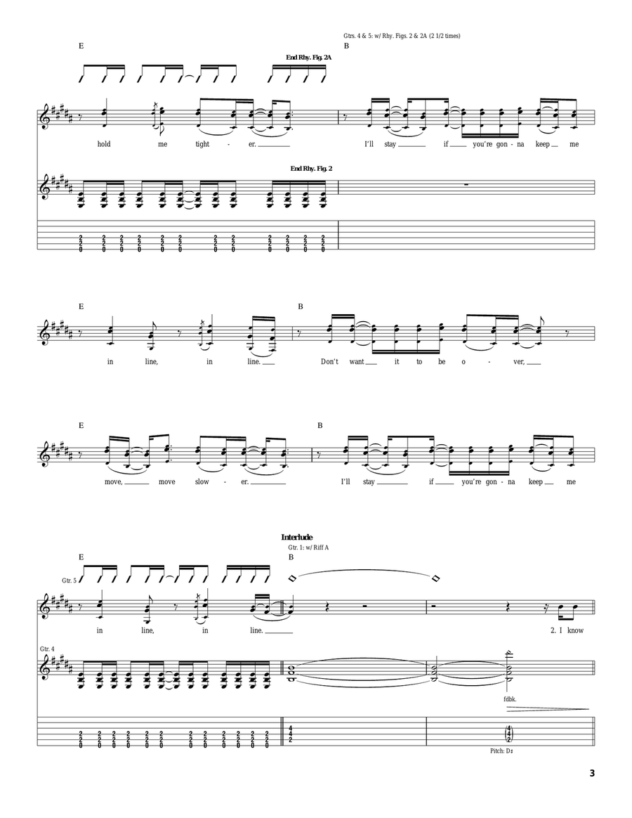 Make Your Move Make Your Move Acoustic Guitar scores gallery preview page 3