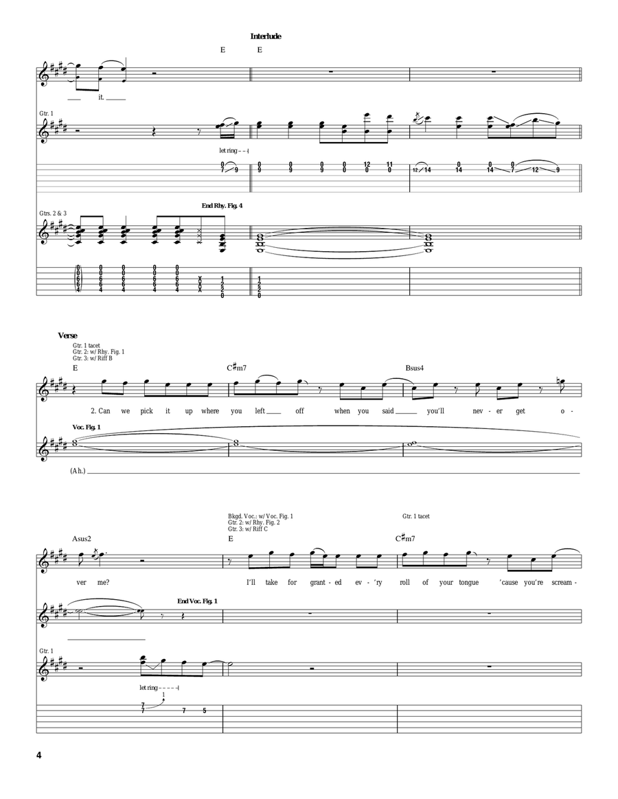 On My Mind On My Mind Acoustic Guitar scores gallery preview page 4