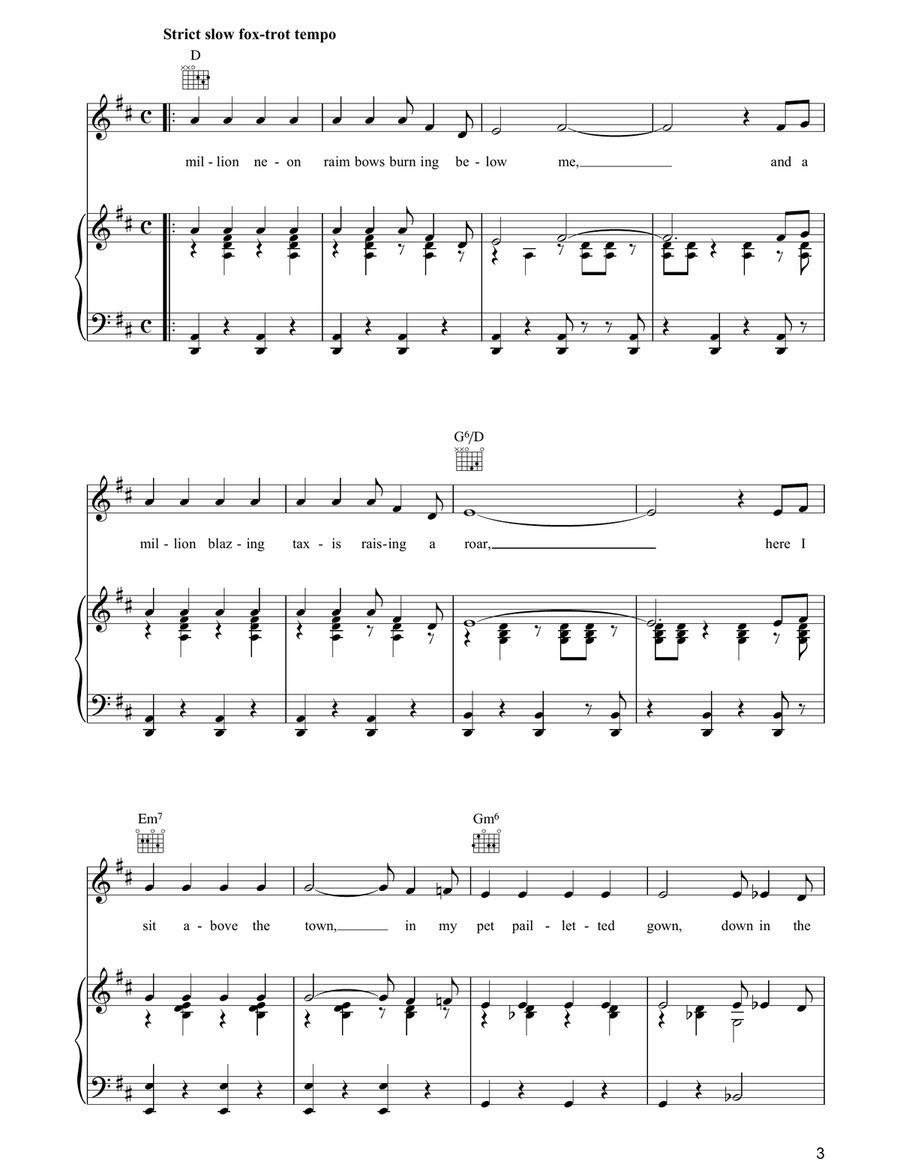 Down In The Depths (On The Ninetieth Floor) Guitar scores gallery preview page 3