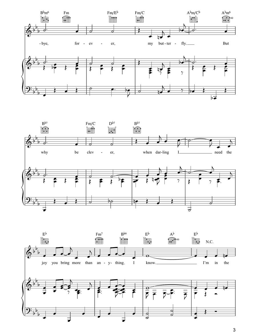 I Hate You, Darling I Hate You, Darling Guitar scores gallery preview page 3