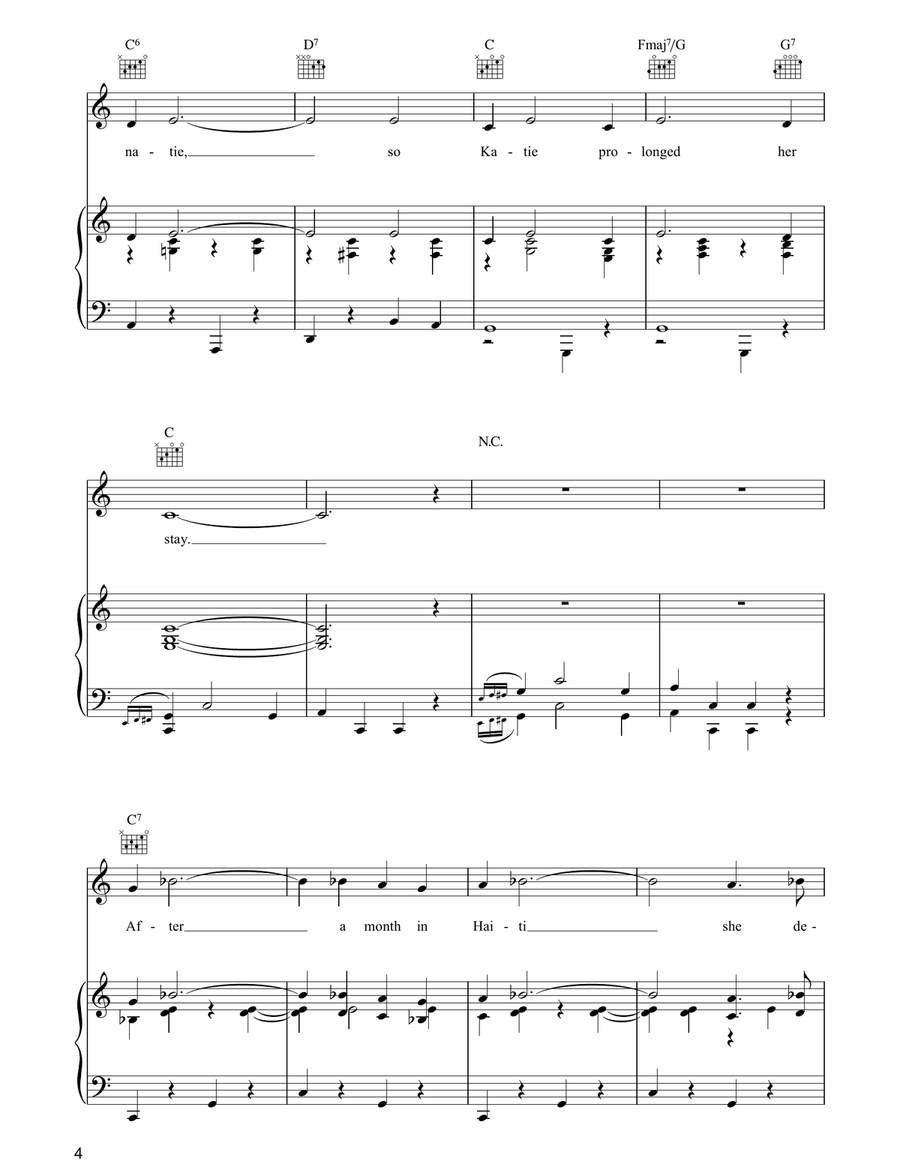 Katie Went To Haiti Katie Went To Haiti Guitar scores gallery preview page 4