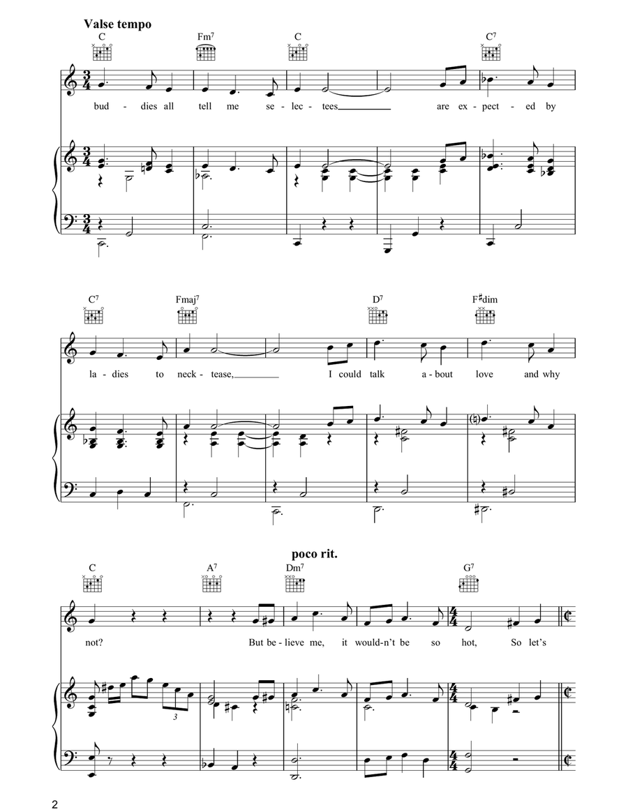 Let's Not Talk About Love Guitar scores gallery preview page 2