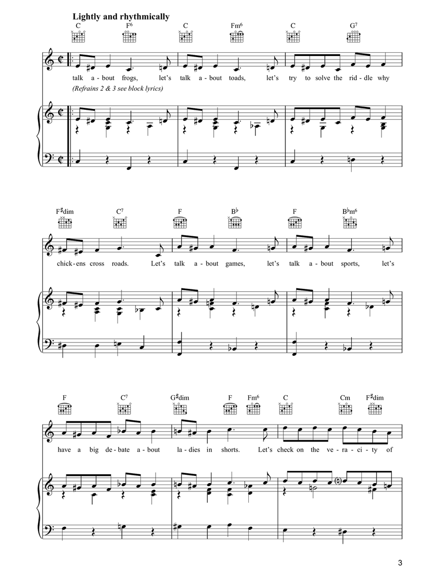 Let's Not Talk About Love Guitar scores gallery preview page 3