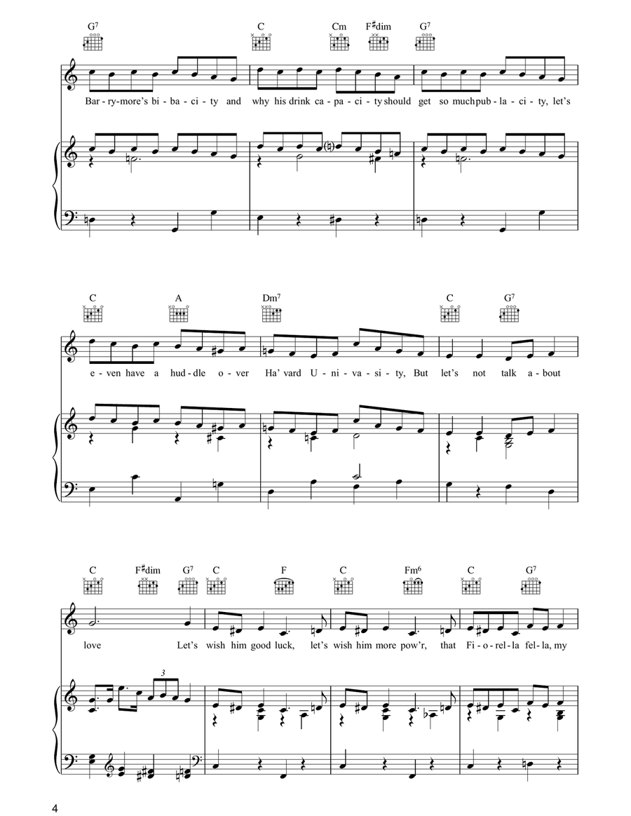 Let's Not Talk About Love Guitar scores gallery preview page 4