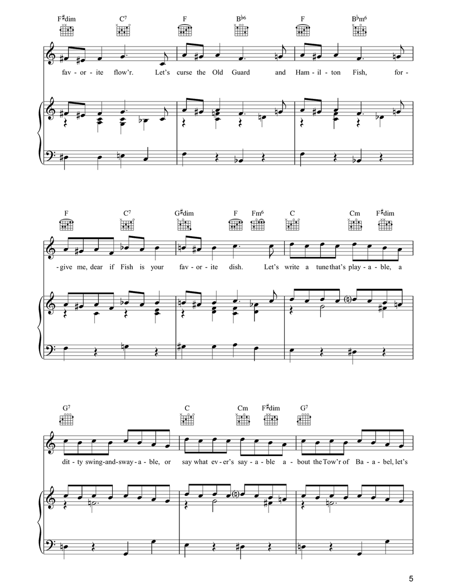 Let's Not Talk About Love Guitar scores gallery preview page 5