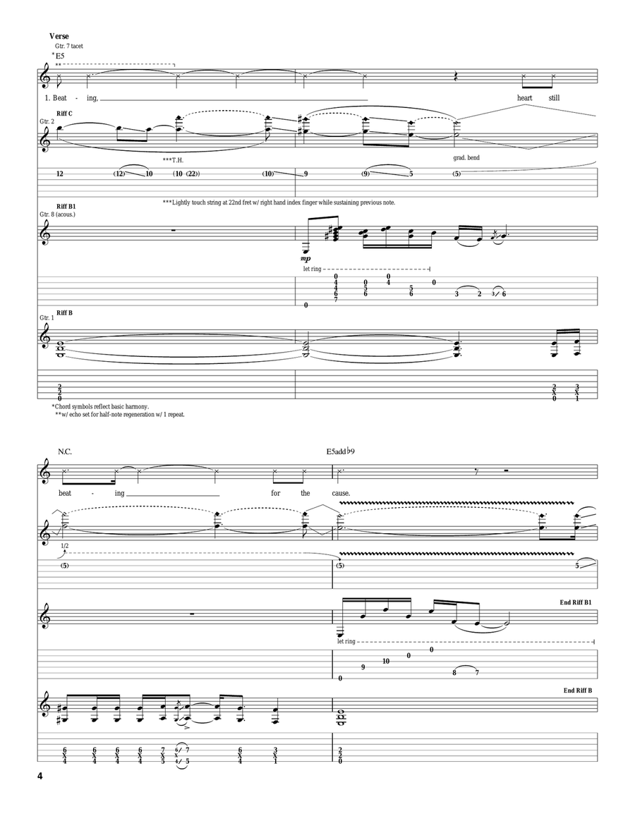 Bleak Bleak Electric Guitar scores gallery preview page 4