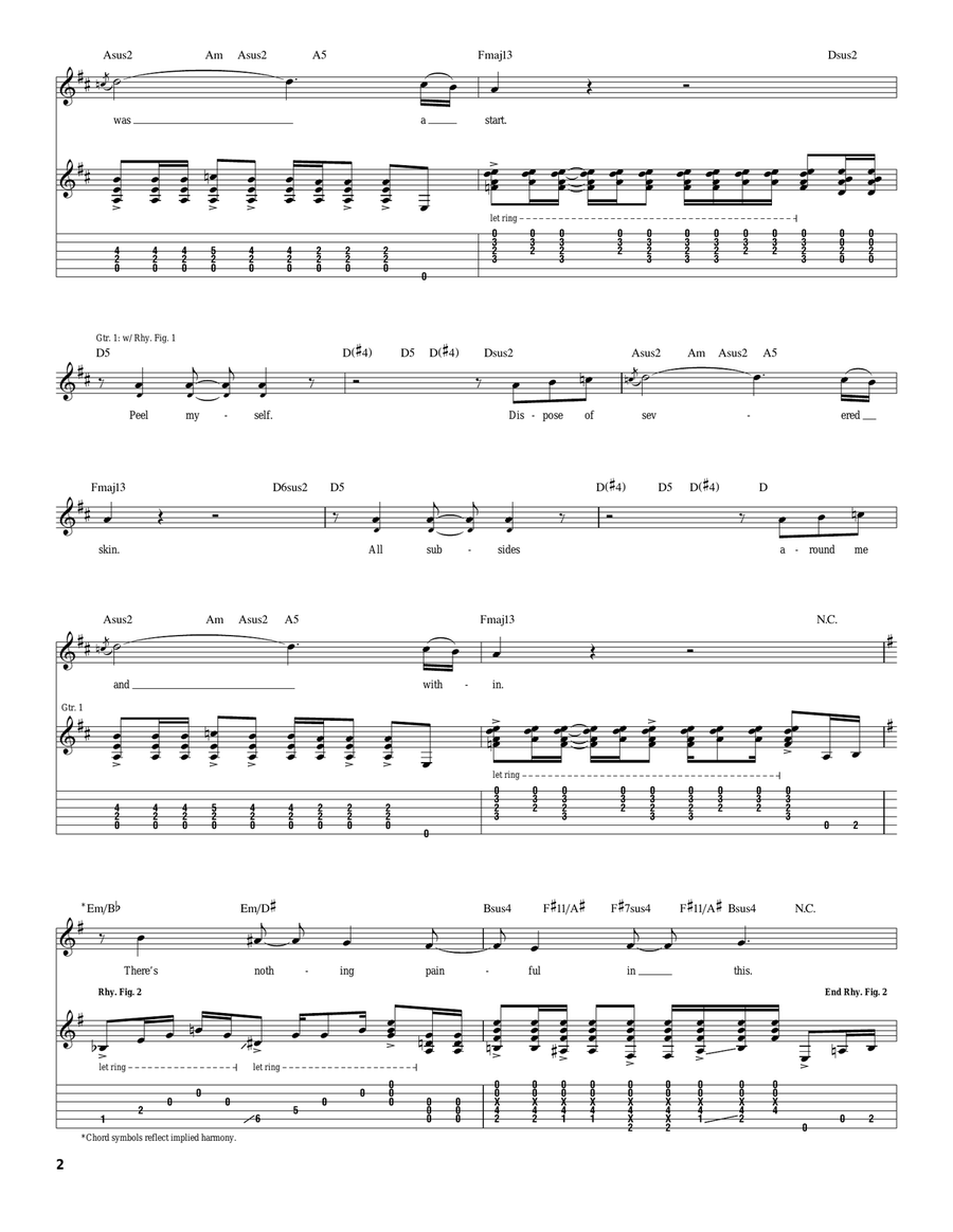 Closure Closure Electric Guitar scores gallery preview page 2
