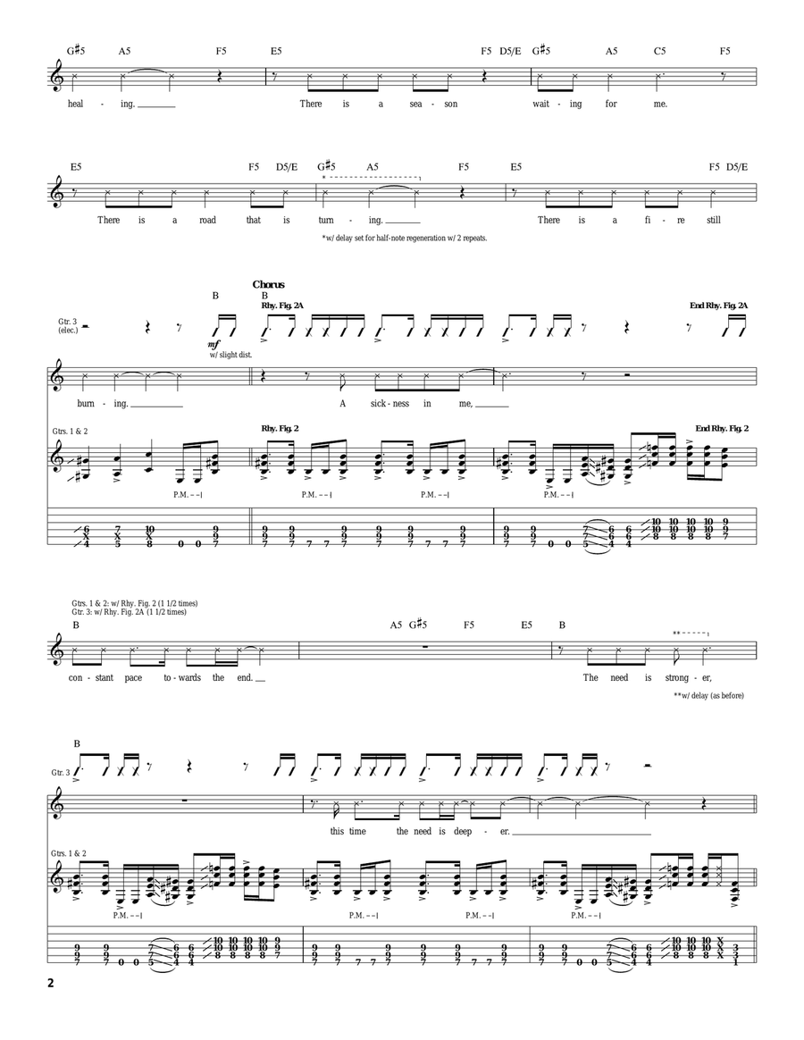 Master's Apprentices Master's Apprentices Electric Guitar scores gallery preview page 2