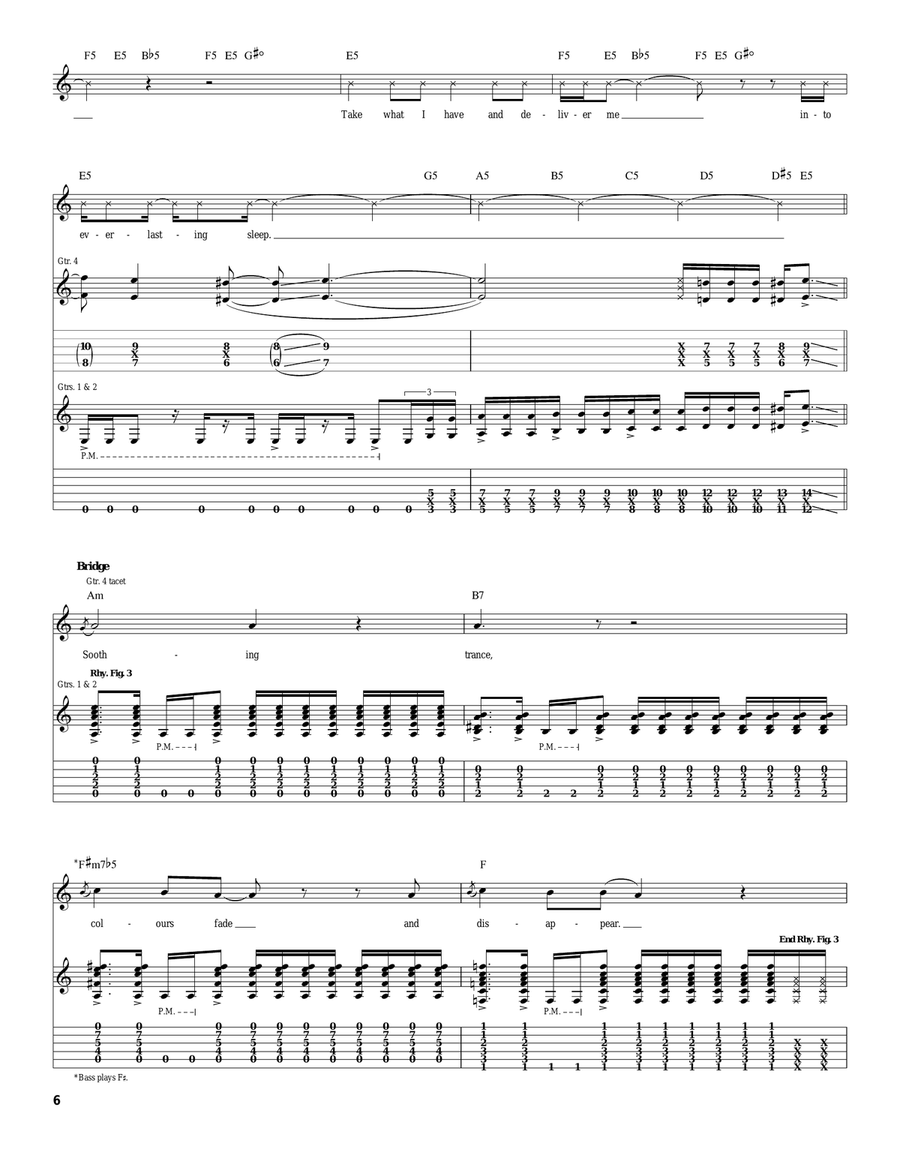 Master's Apprentices Master's Apprentices Electric Guitar scores gallery preview page 6