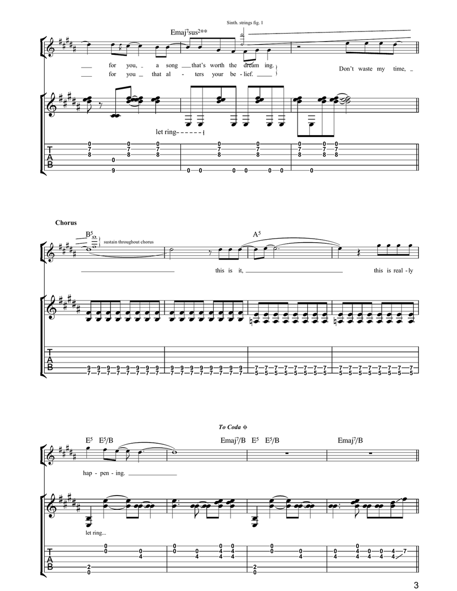 This Is It This Is It Acoustic Guitar scores gallery preview page 3