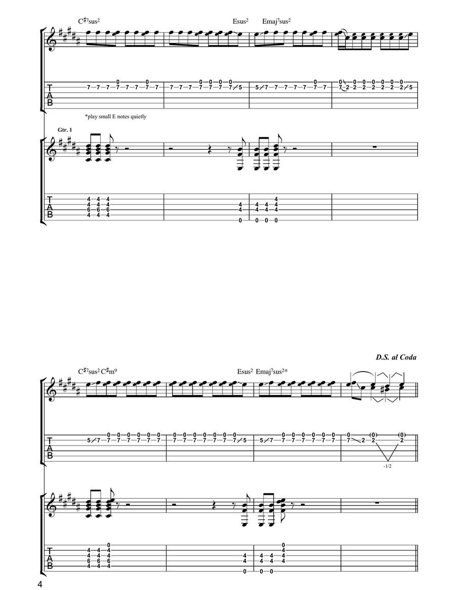 This Is It This Is It Acoustic Guitar scores gallery preview page 4