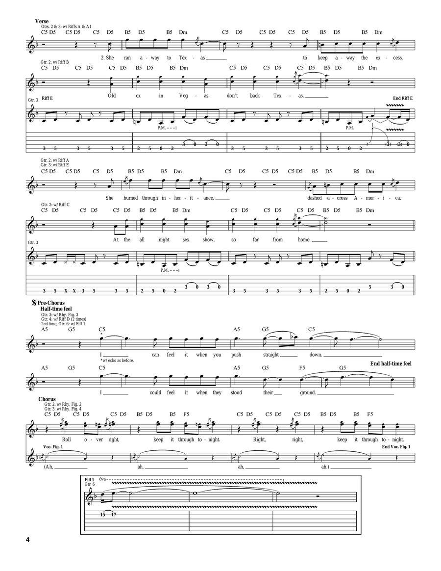 She Builds Quick Machines Acoustic Guitar scores gallery preview page 4