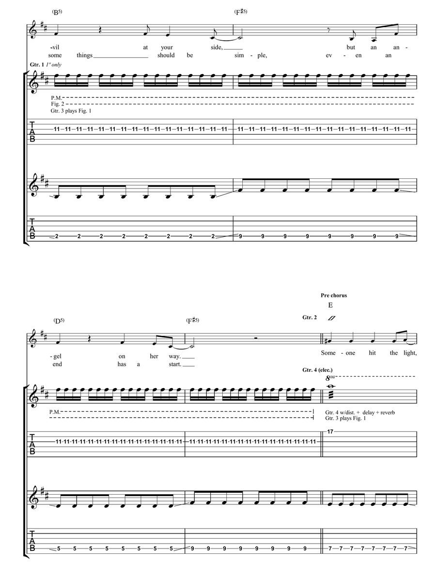 An End Has A Start An End Has A Start Acoustic Guitar scores gallery preview page 2