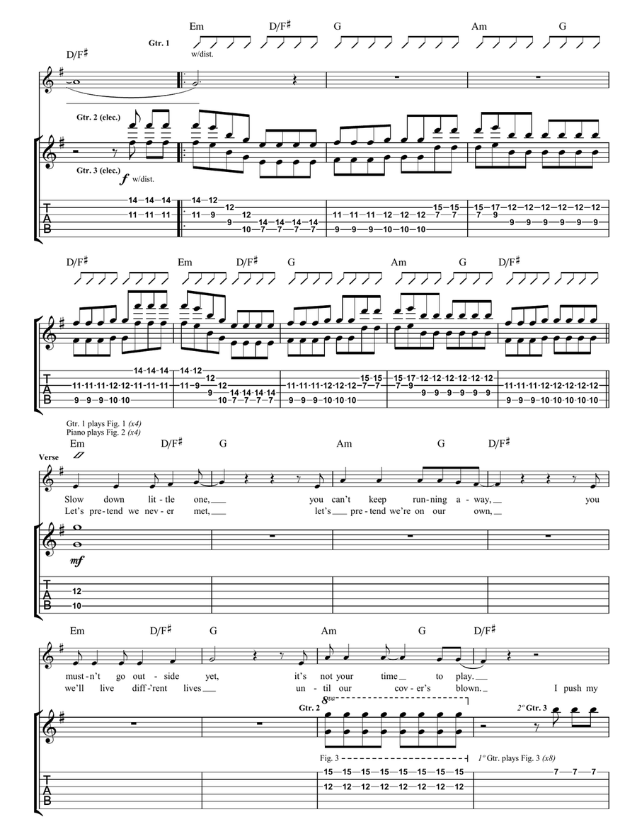 The Racing Rats The Racing Rats Acoustic Guitar scores gallery preview page 2