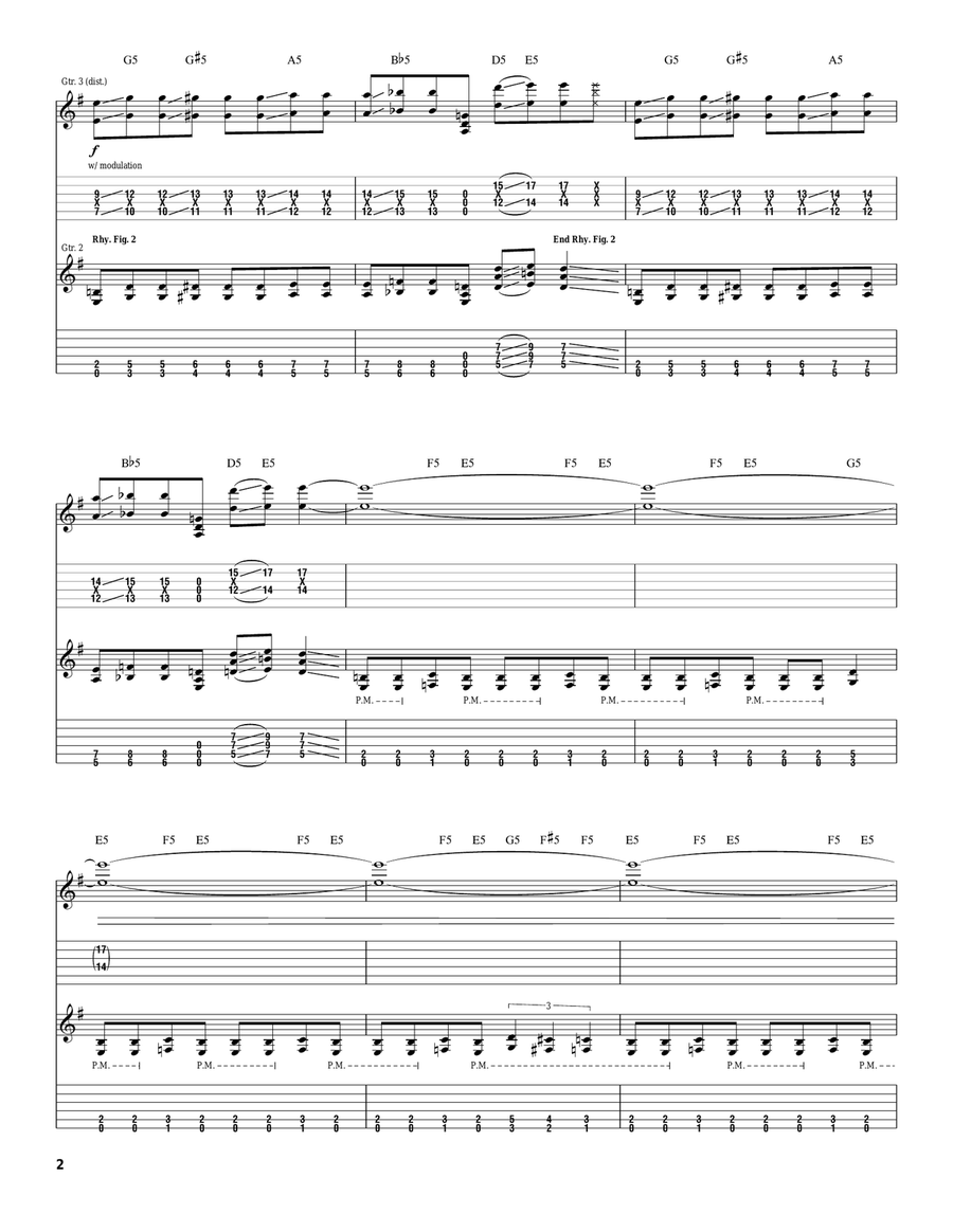 Black Widow Of La Porte Black Widow Of La Porte Acoustic Guitar scores gallery preview page 2