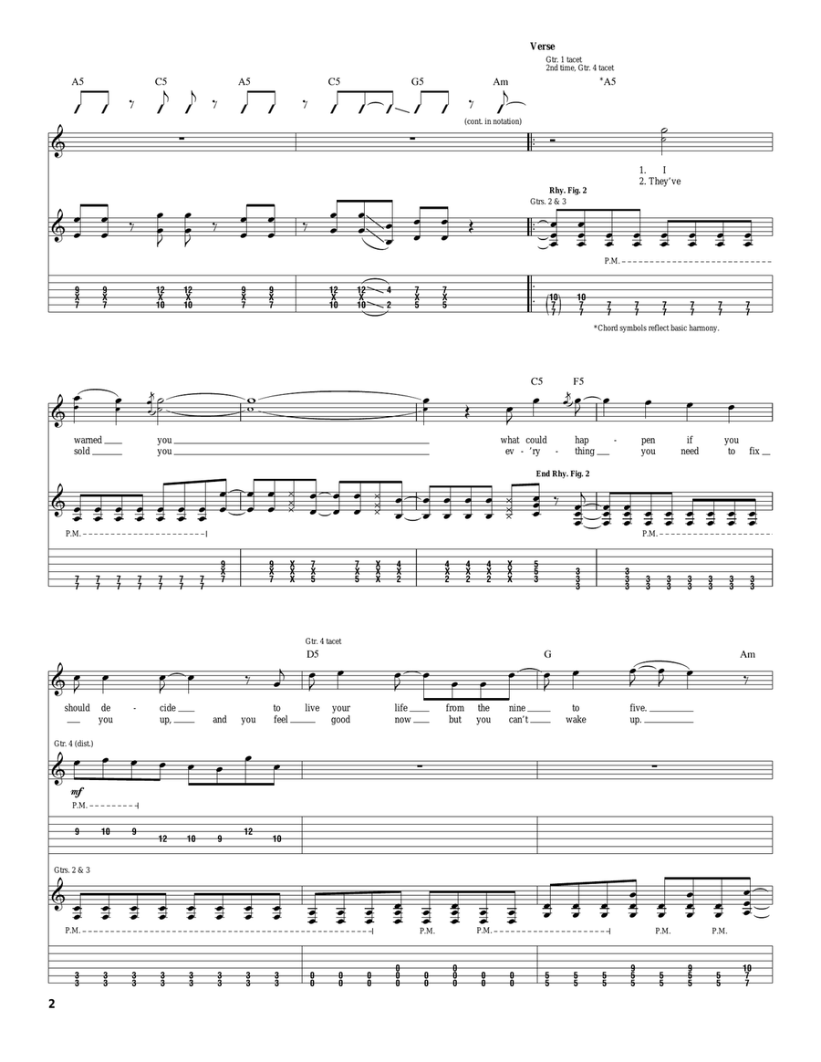 Atrophy Atrophy Acoustic Guitar scores gallery preview page 2