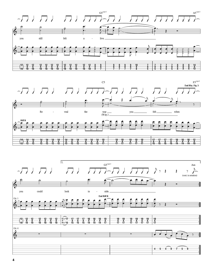 Atrophy Atrophy Acoustic Guitar scores gallery preview page 4