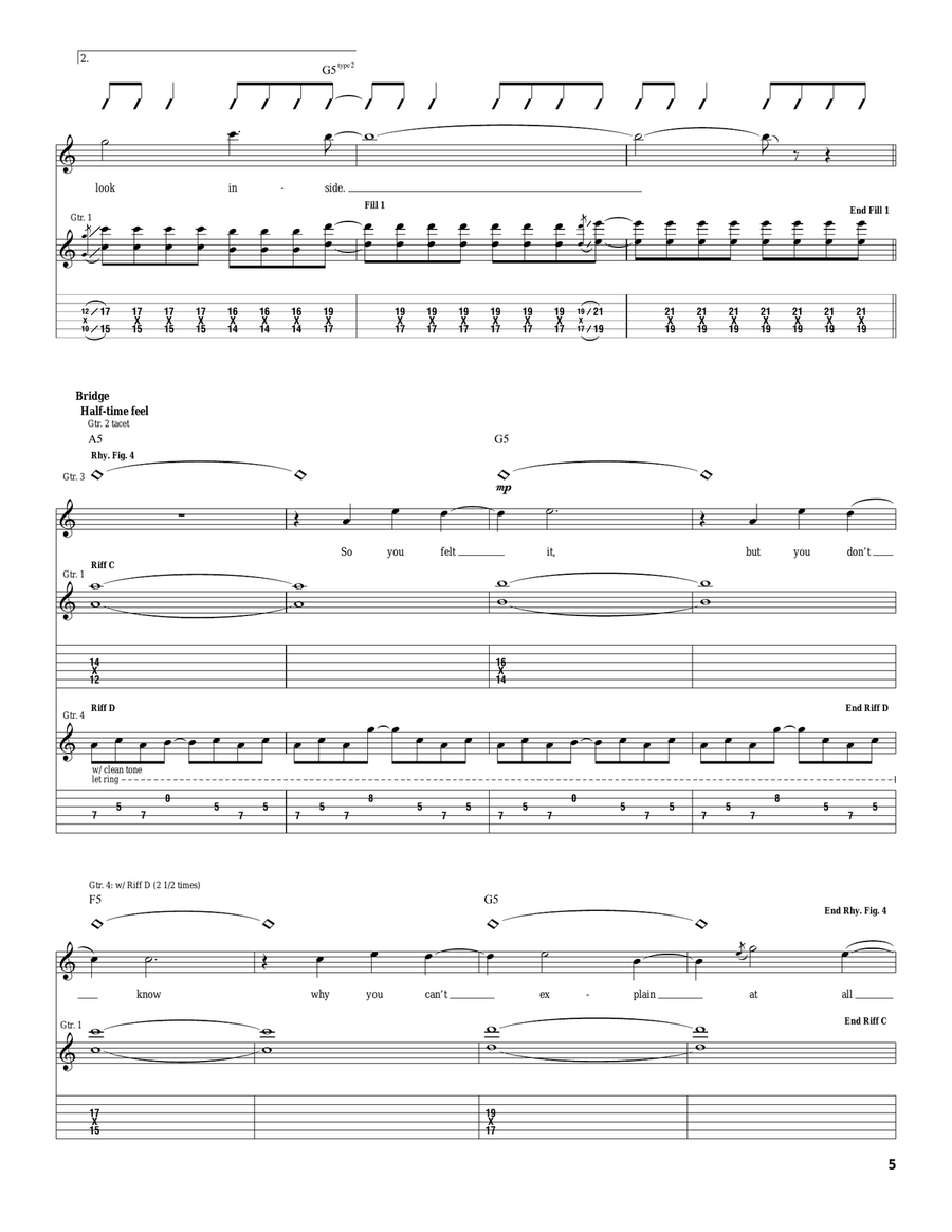 Atrophy Atrophy Acoustic Guitar scores gallery preview page 5