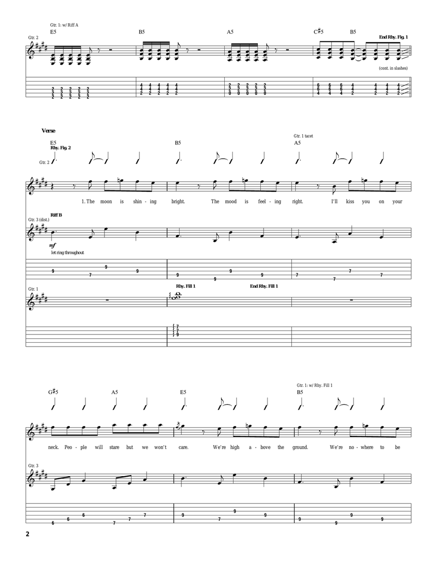 Damn Regret Damn Regret Acoustic Guitar scores gallery preview page 2