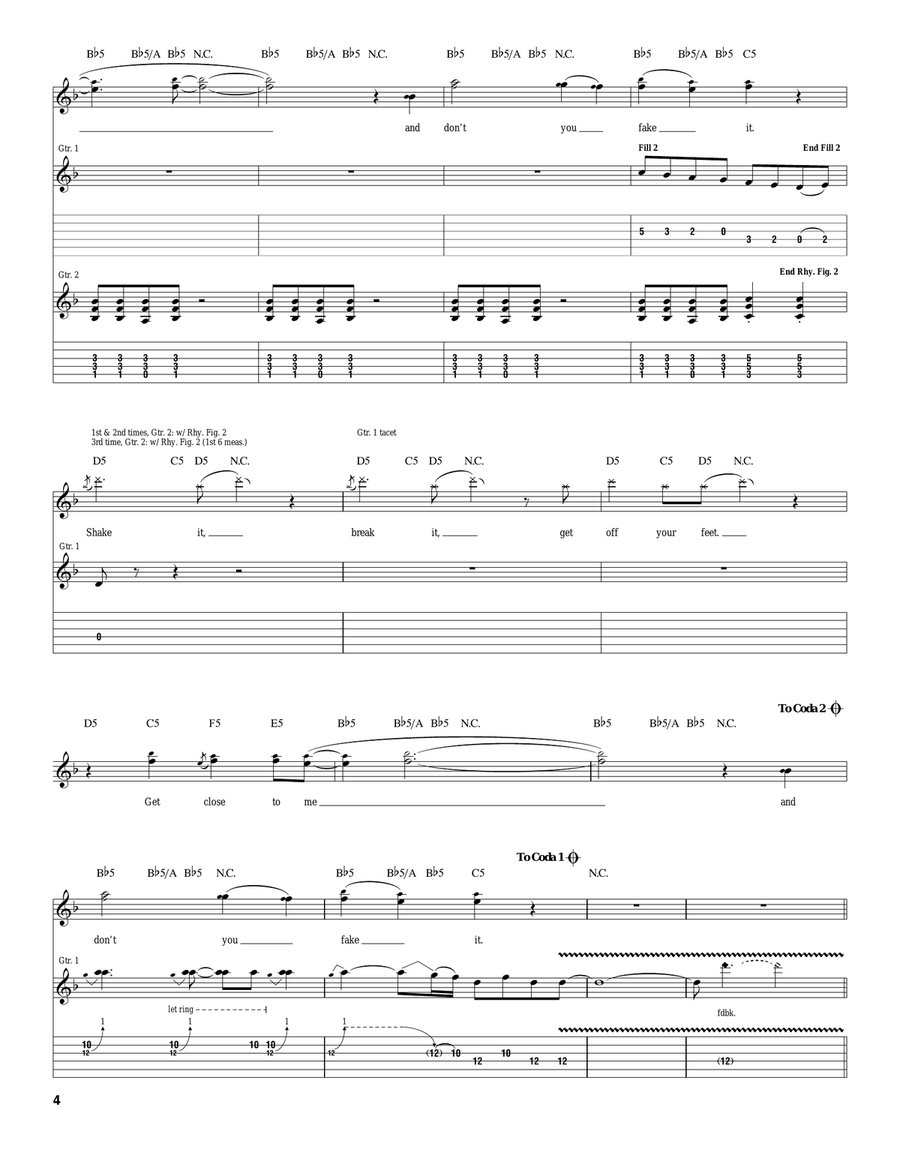In Fate's Hands In Fate's Hands Acoustic Guitar scores gallery preview page 4