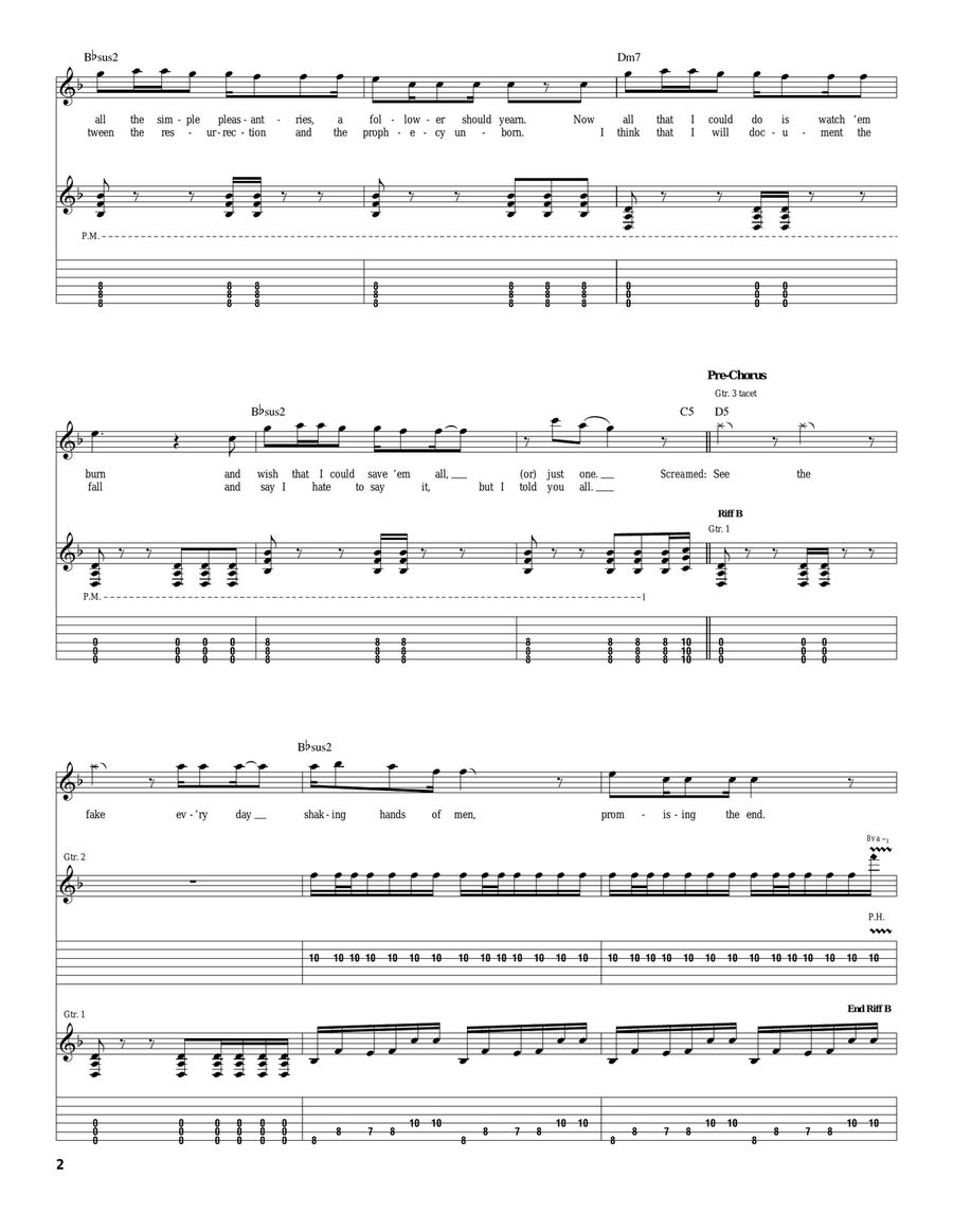 Justify Justify Acoustic Guitar scores gallery preview page 2
