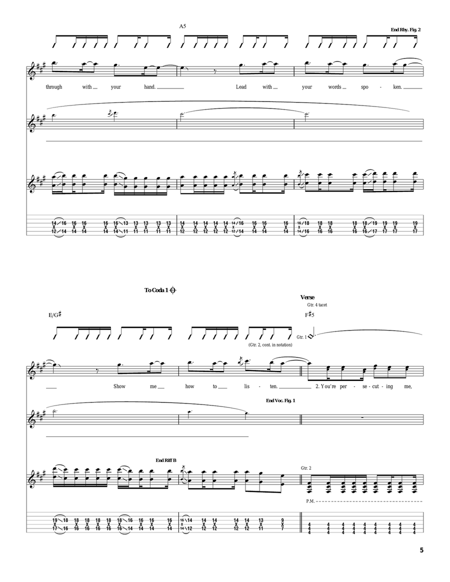 Misery Loves Its Company Misery Loves Its Company Acoustic Guitar scores gallery preview page 5
