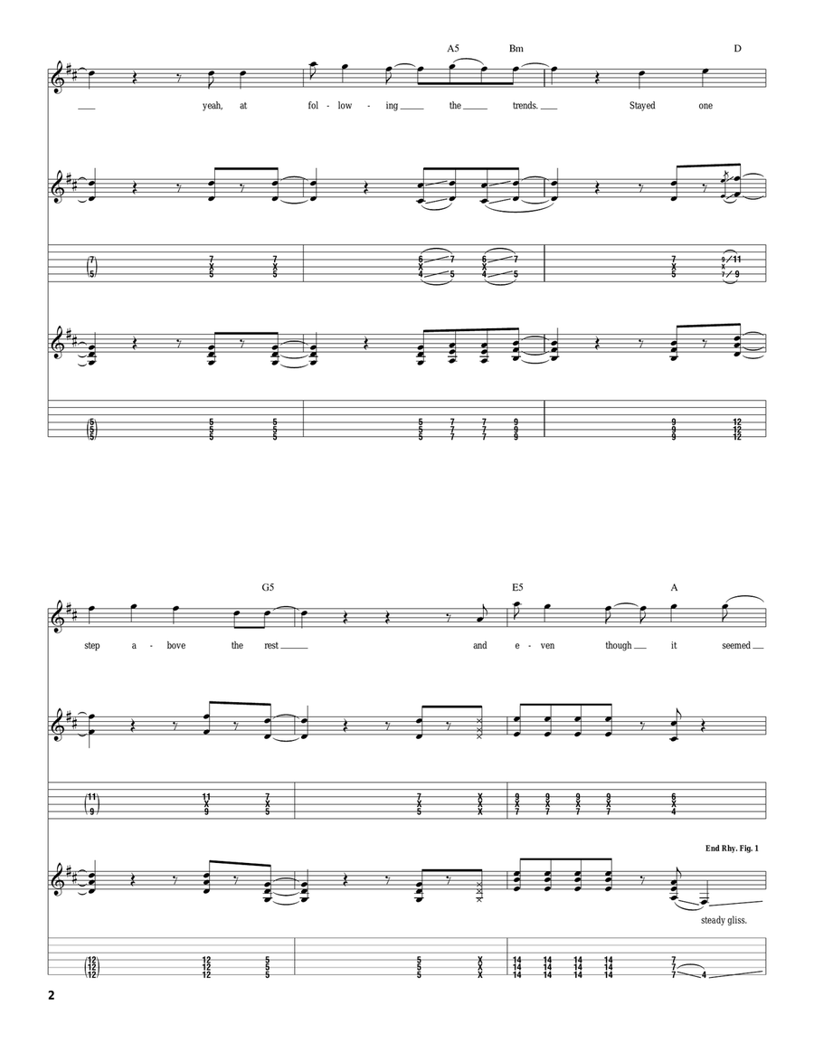 Seventeen Ain't So Sweet Seventeen Ain't So Sweet Acoustic Guitar scores gallery preview page 2