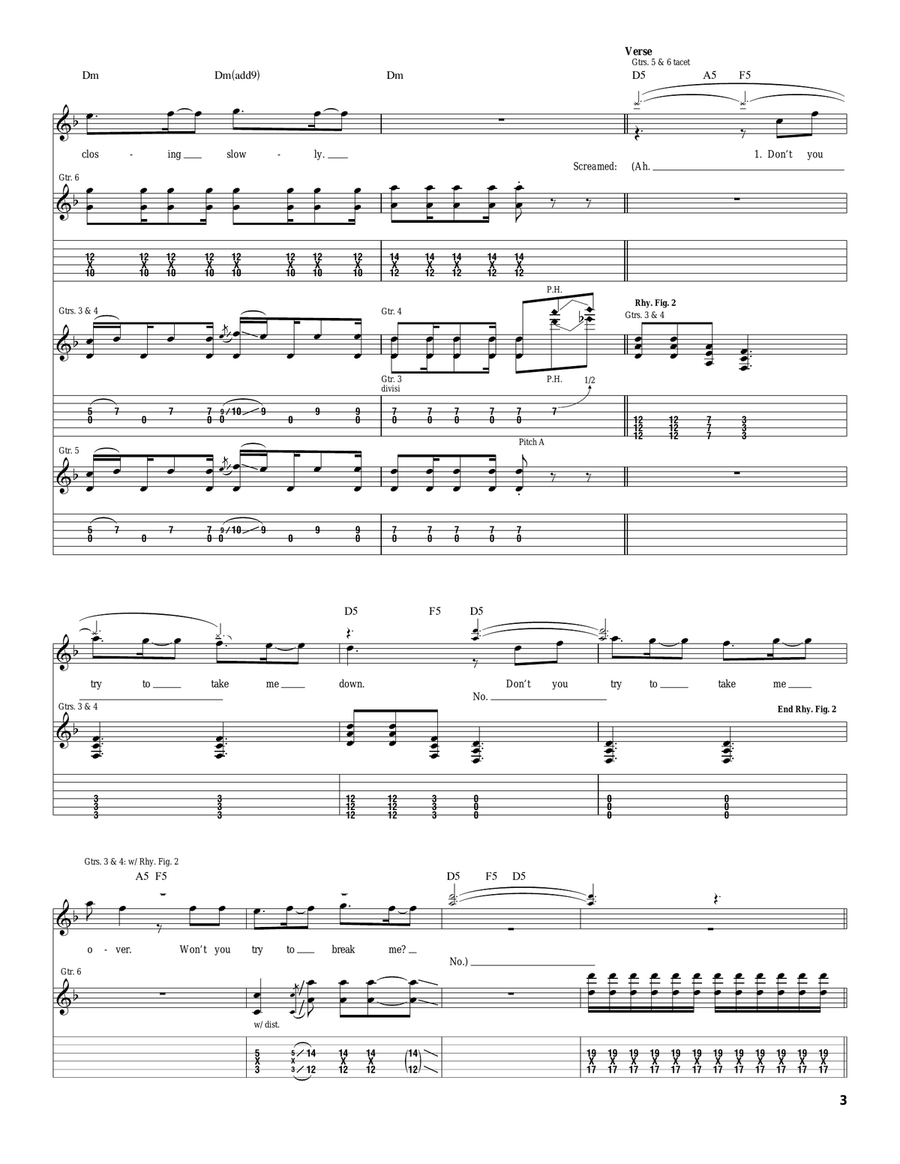 Grim Goodbye Grim Goodbye Acoustic Guitar scores gallery preview page 3