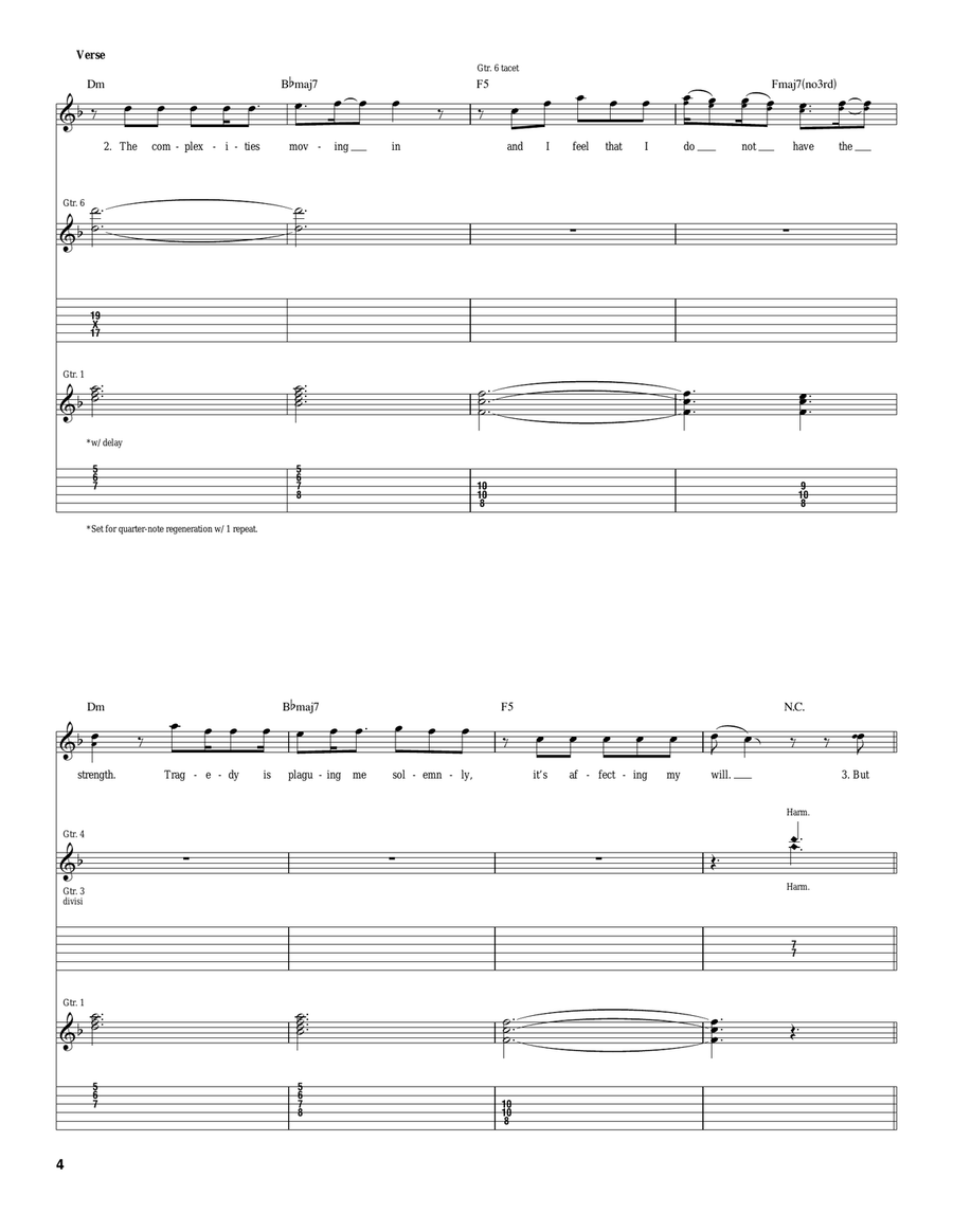Grim Goodbye Grim Goodbye Acoustic Guitar scores gallery preview page 4