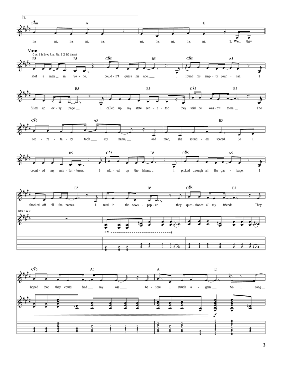 The Road I Must Travel The Road I Must Travel Acoustic Guitar scores gallery preview page 3