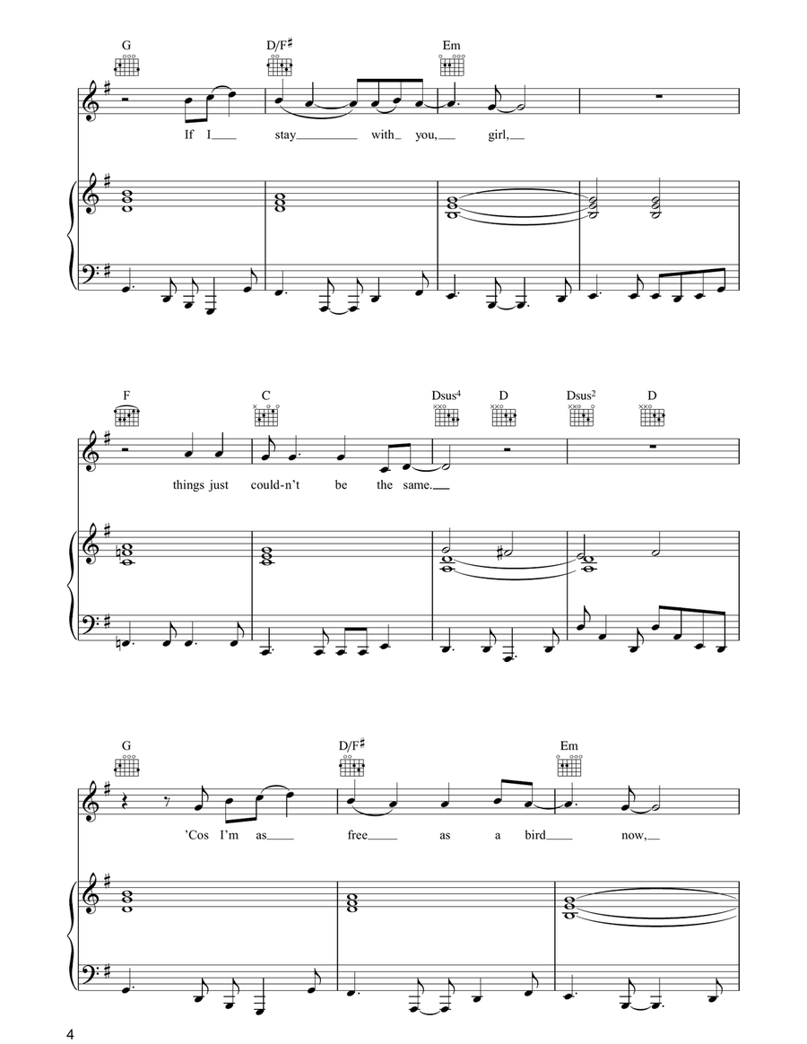 Free Bird Free Bird Acoustic Guitar scores gallery preview page 4