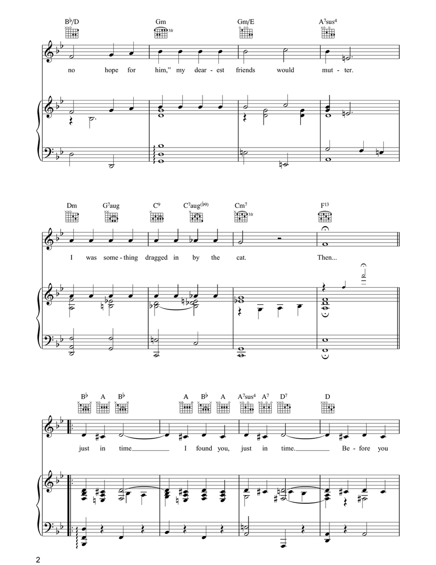 Just In Time Just In Time Guitar scores gallery preview page 2